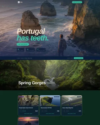 Portugal Travel Specialist Booking Website Template