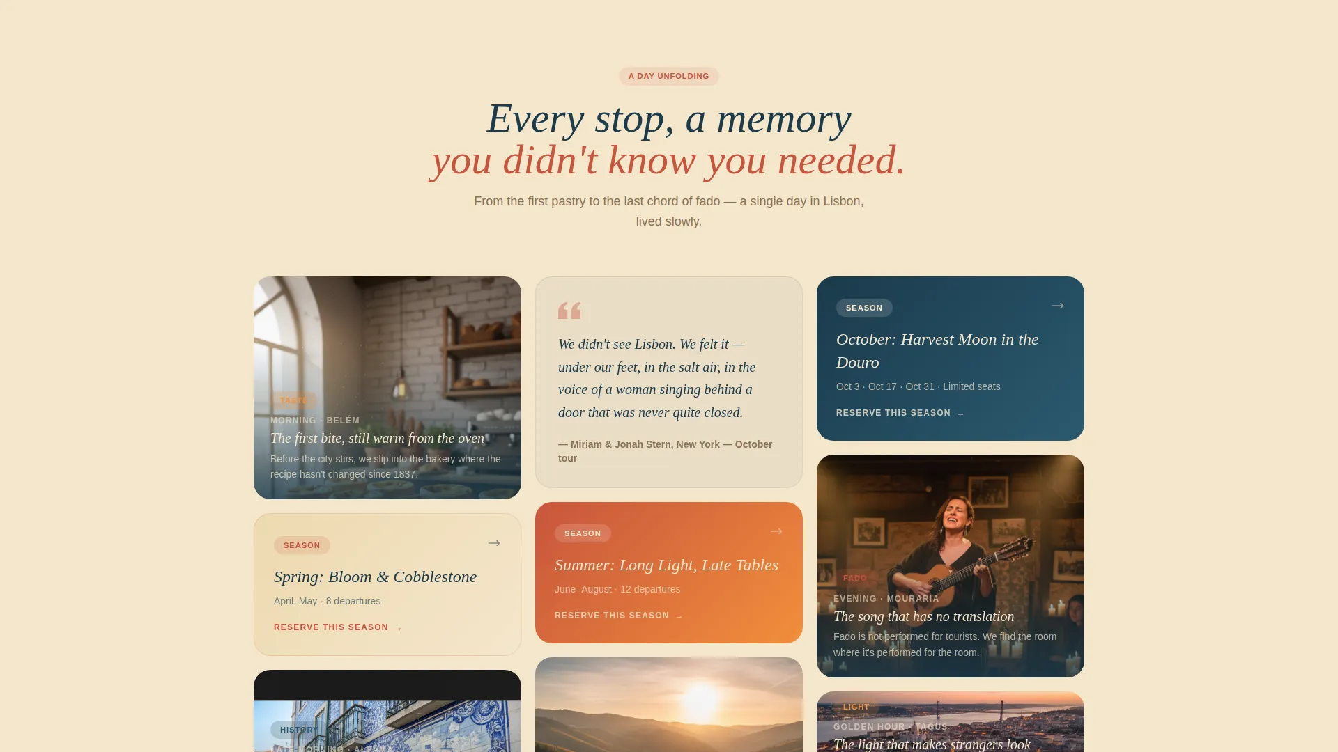 Portugal Travel Booking Website Template