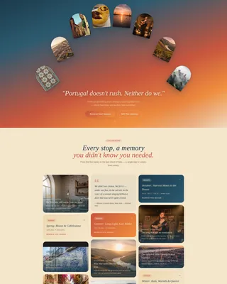 Portugal Travel Booking Website Template