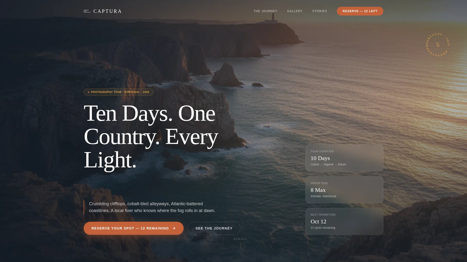 Portugal Travel Professional Website Template
