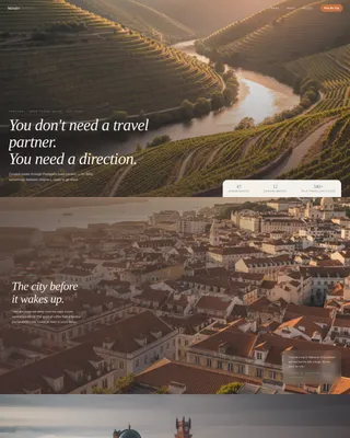 Portugal Travel Complete Booking Website Template