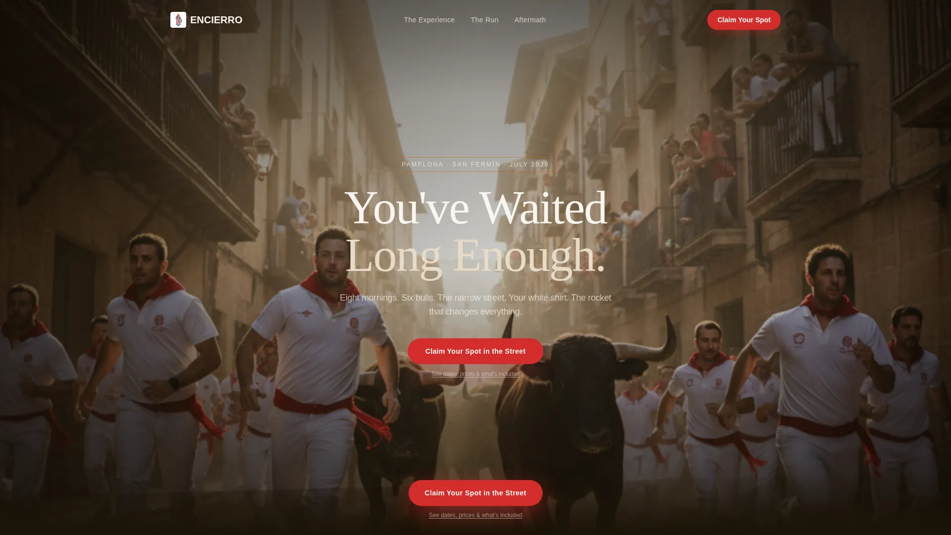 Festival & Event Tourism Booking Website Template
