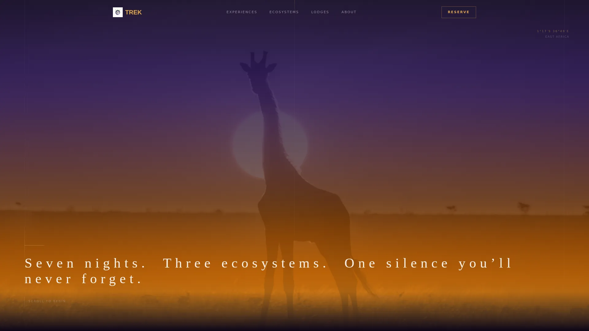 Wildlife & Nature Safari Tour Operator Website Template