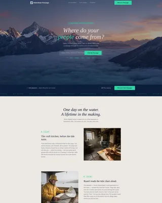 Scotland Travel Booking Website Template