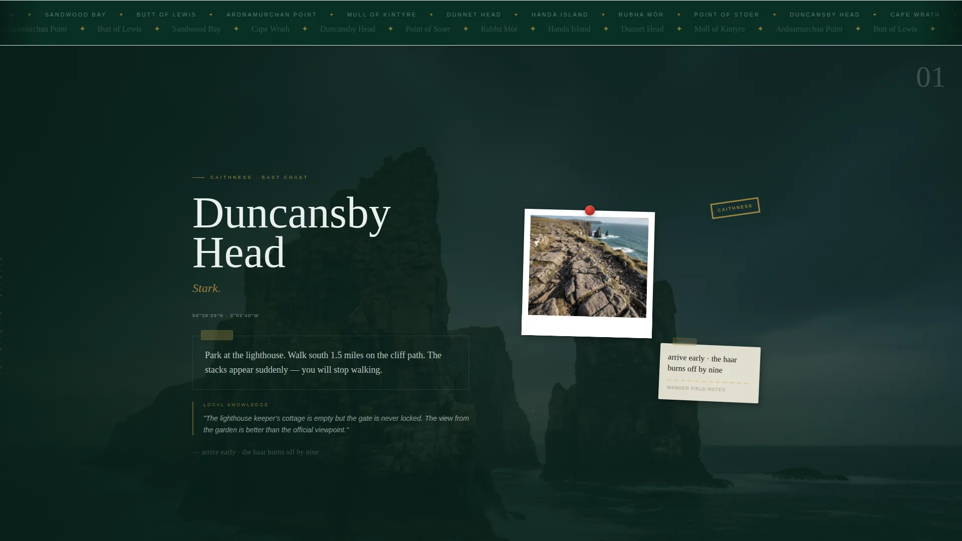 Scotland Travel Specialist Booking Website Template