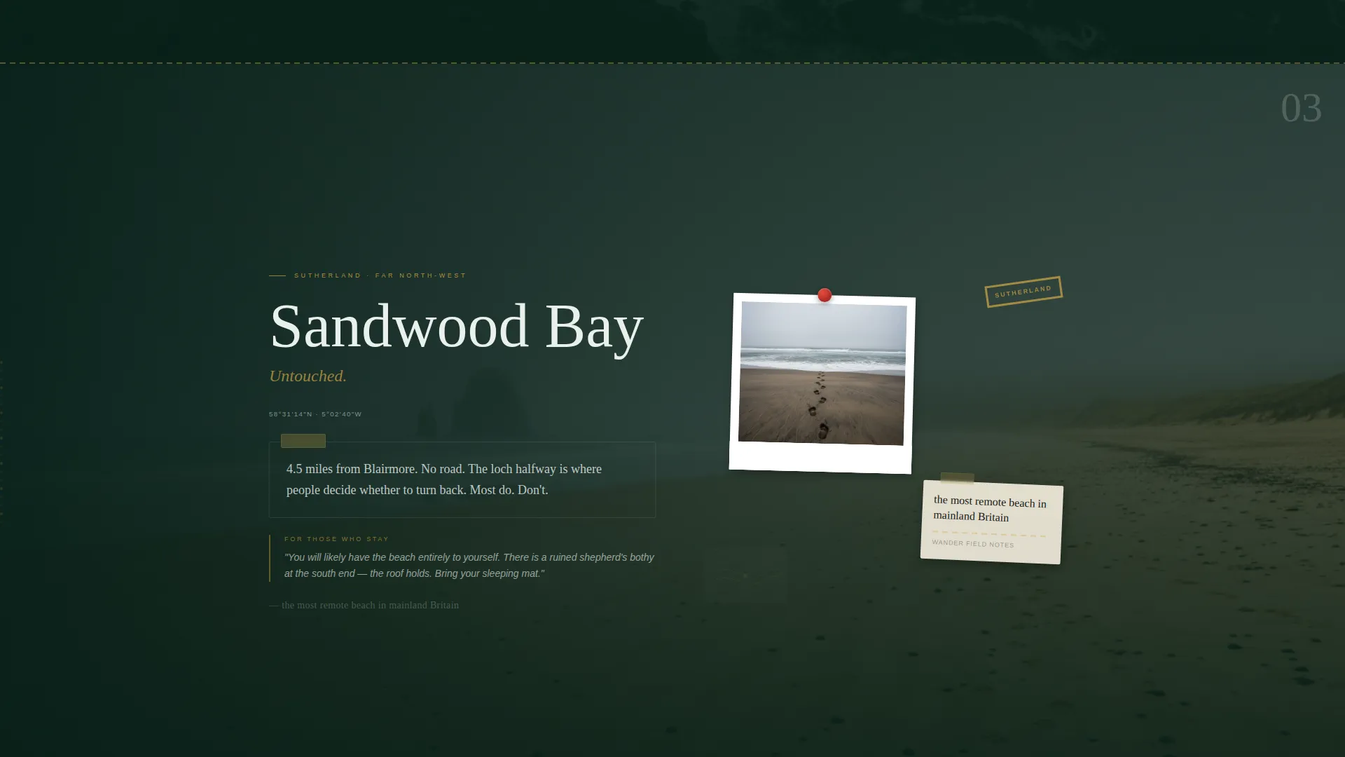 Scotland Travel Specialist Booking Website Template