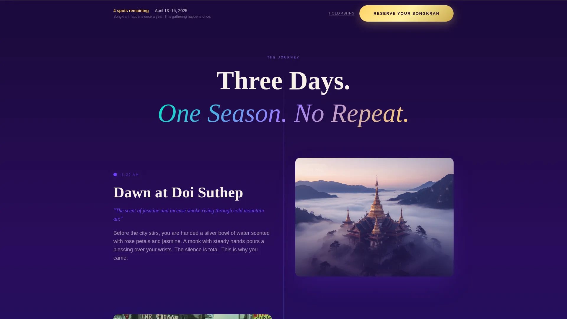 Festival & Event Tourism Specialist Booking Website Template