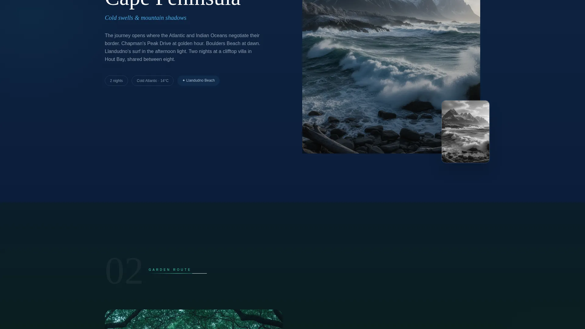 South Africa Travel Booking Website Template