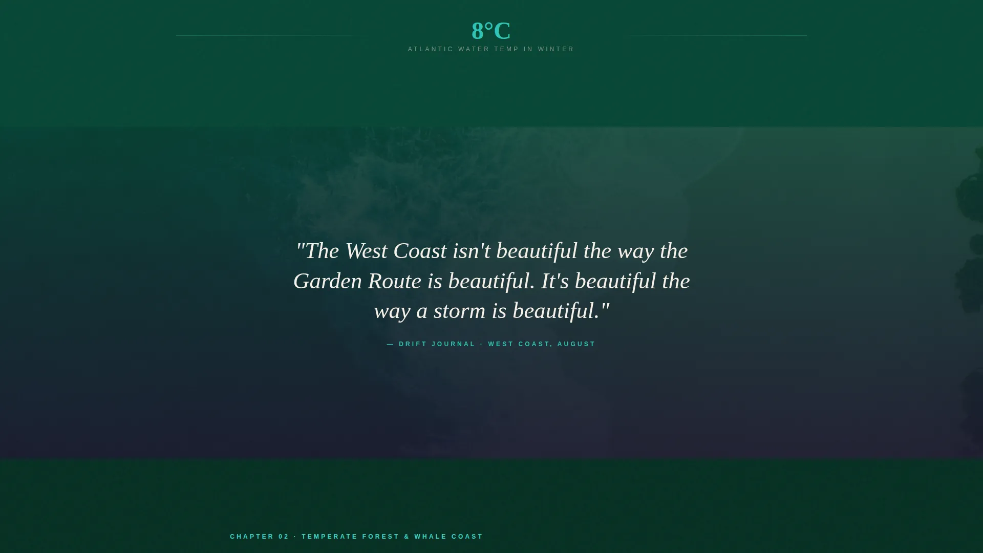 South Africa Travel Blog Website Template
