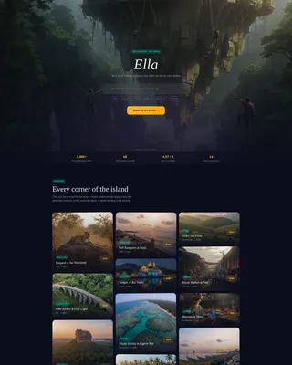 Sri Lanka Travel Specialist Booking Website Template