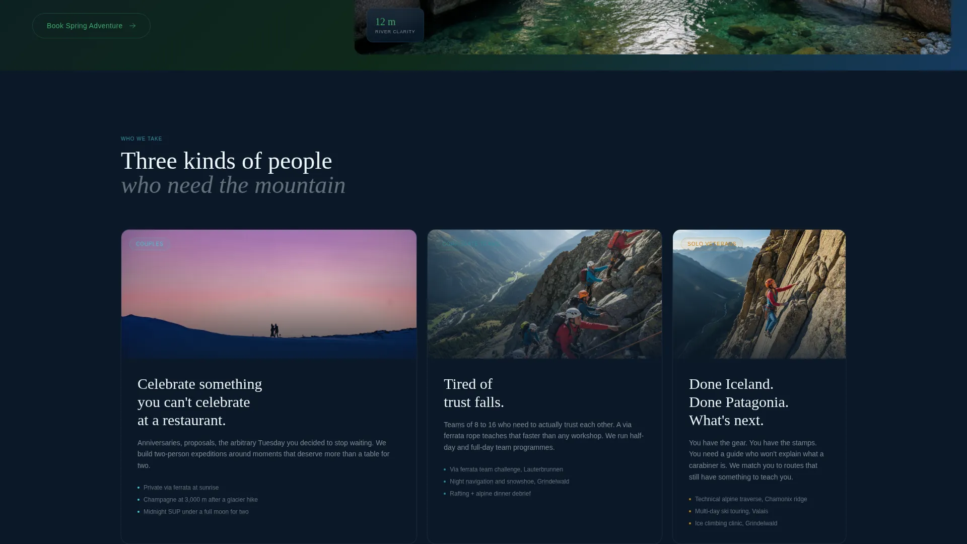Switzerland Travel Booking Website Template