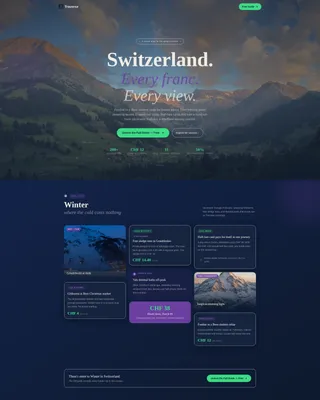 Switzerland Travel Professional Website Template