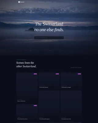 Switzerland Travel Reviews Website Template