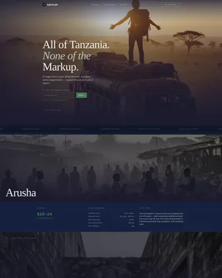 Tanzania Travel Privacy Policy Website Template