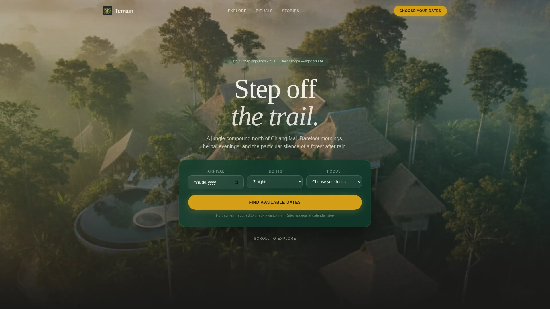 Thailand Travel Advanced Booking Website Template