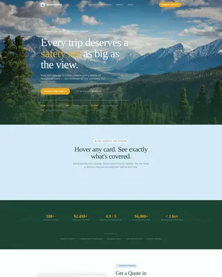 Travel Tech & Booking Platform Cost Calculator Website Template
