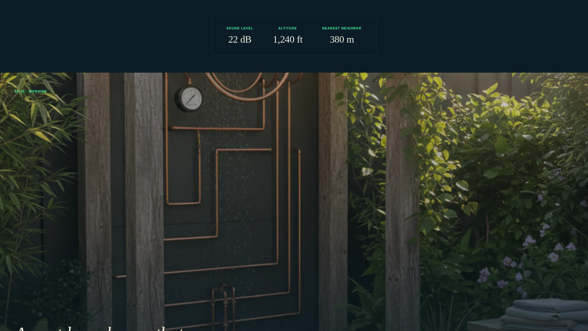 Campground & Glamping Advanced Booking Website Template