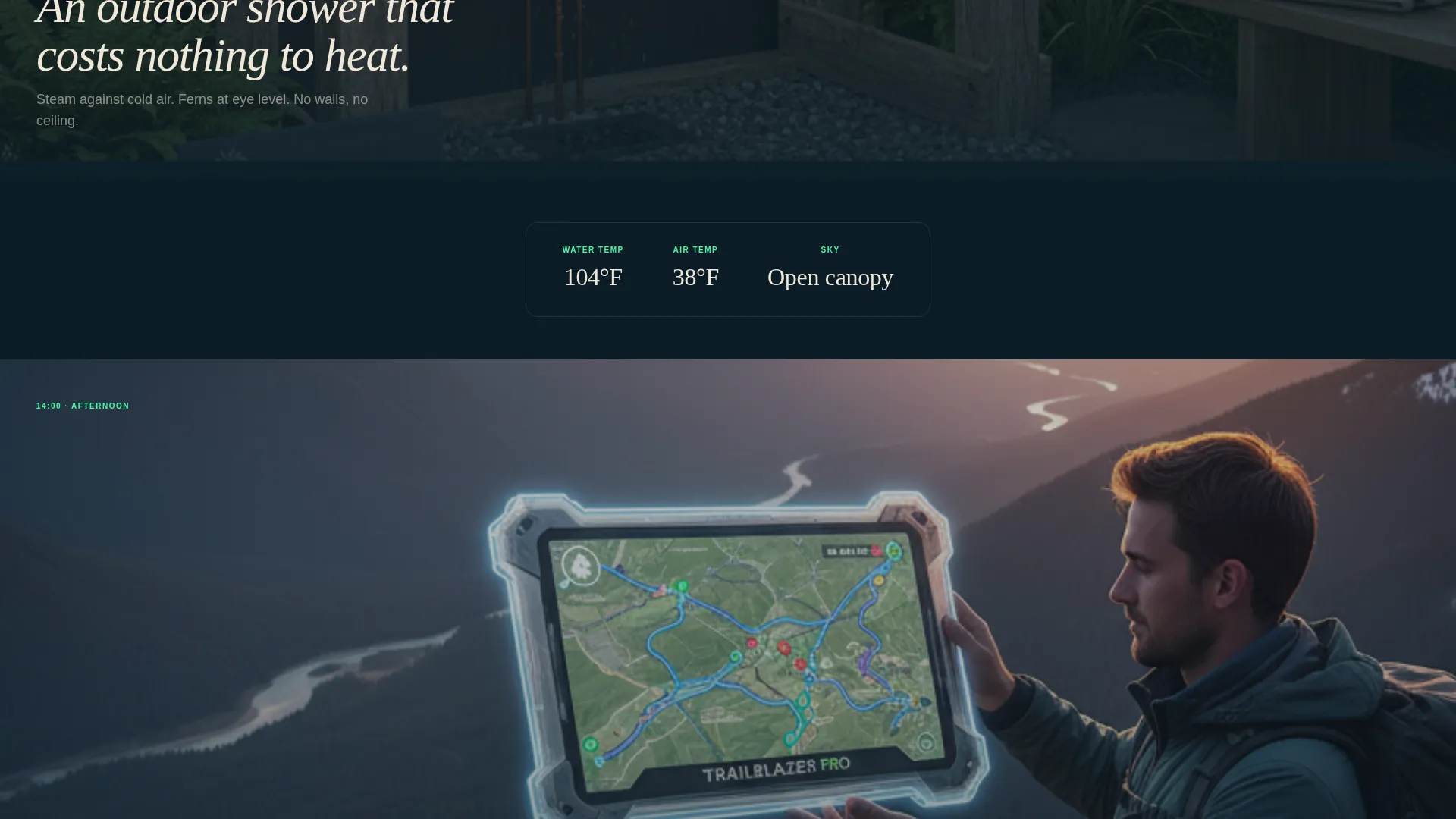 Campground & Glamping Advanced Booking Website Template