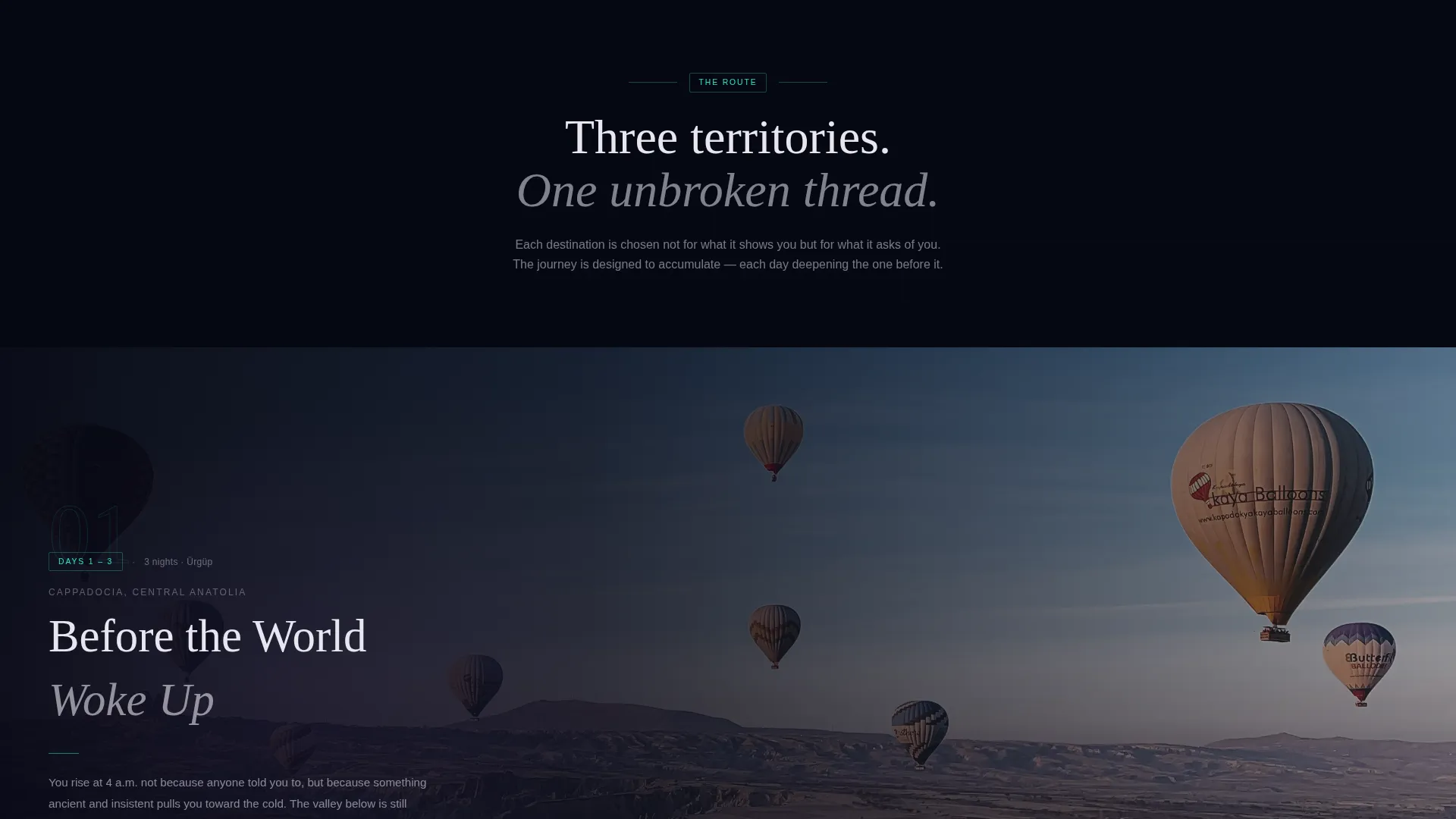Turkey Travel Blog Website Template