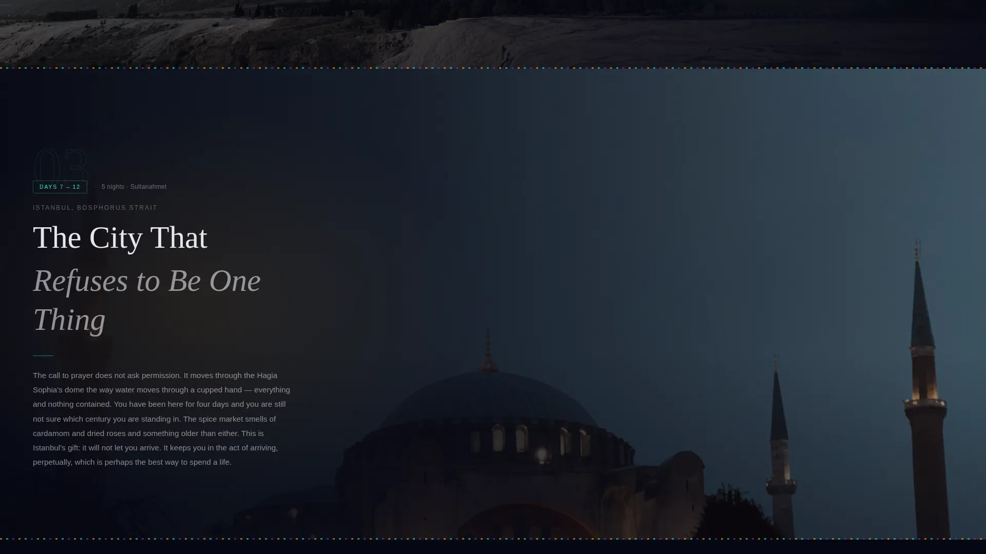 Turkey Travel Blog Website Template