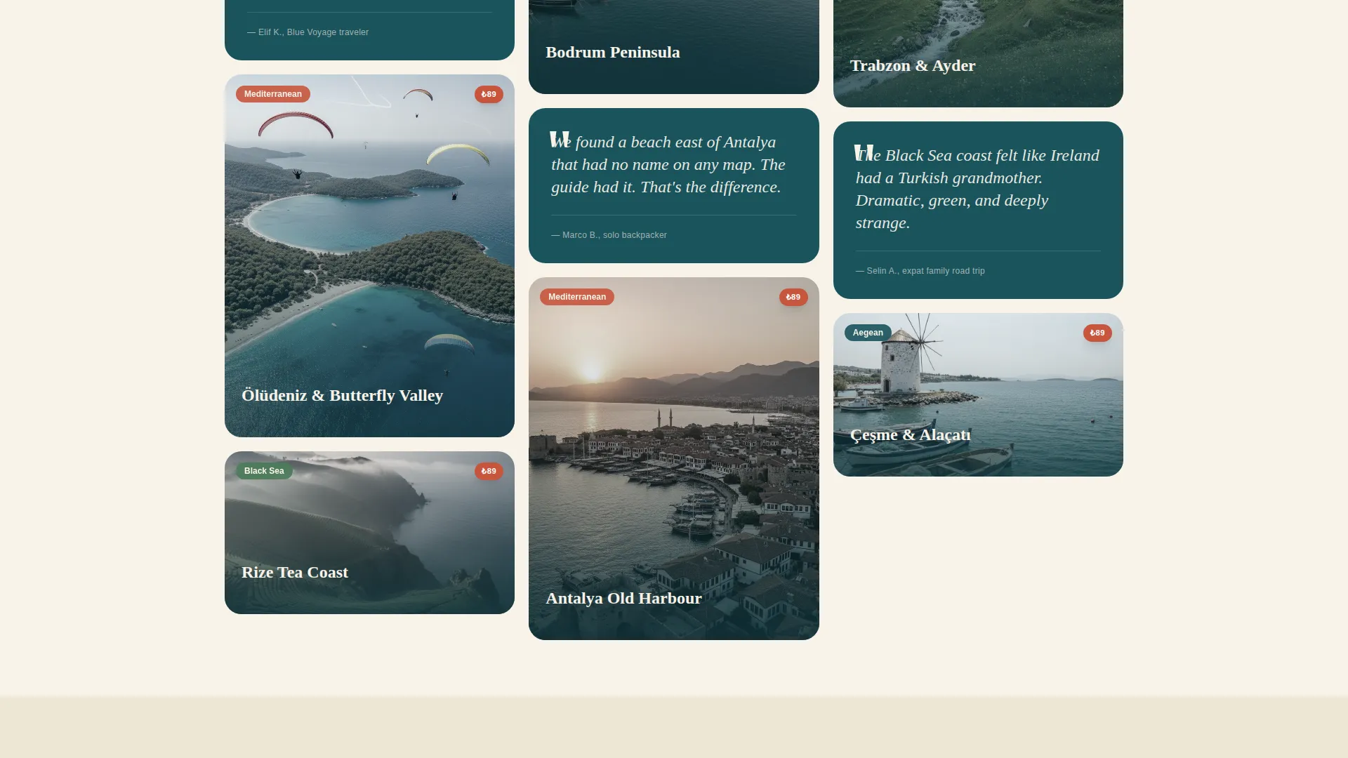 Turkey Travel Specialist Blog Website Template