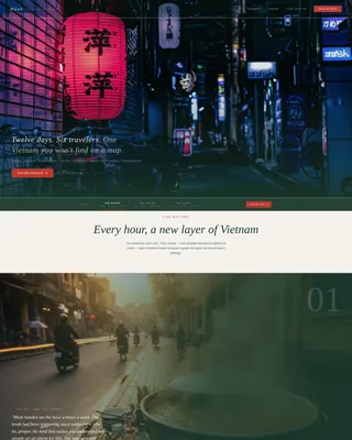 Vietnam Travel Complete Booking Website Template