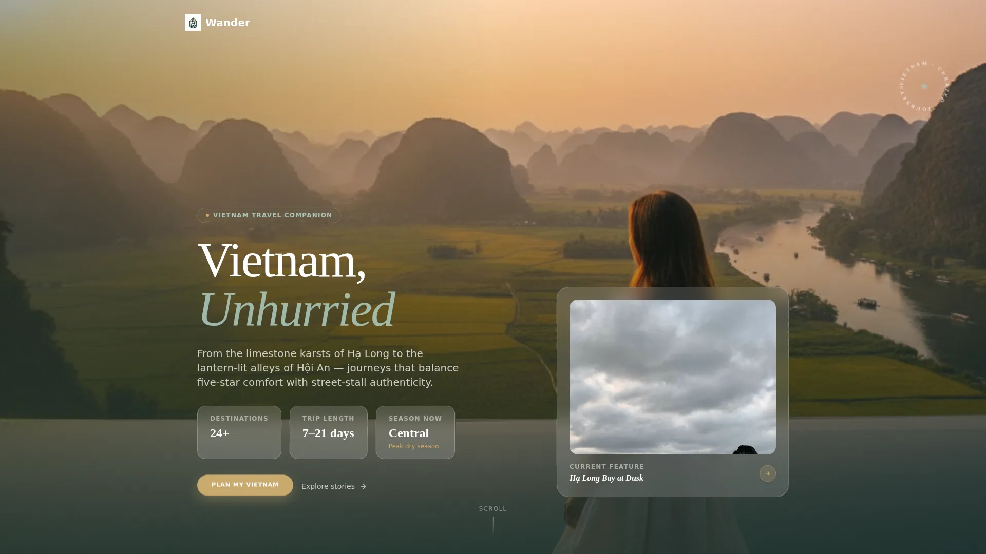 Vietnam Travel Booking Website Template
