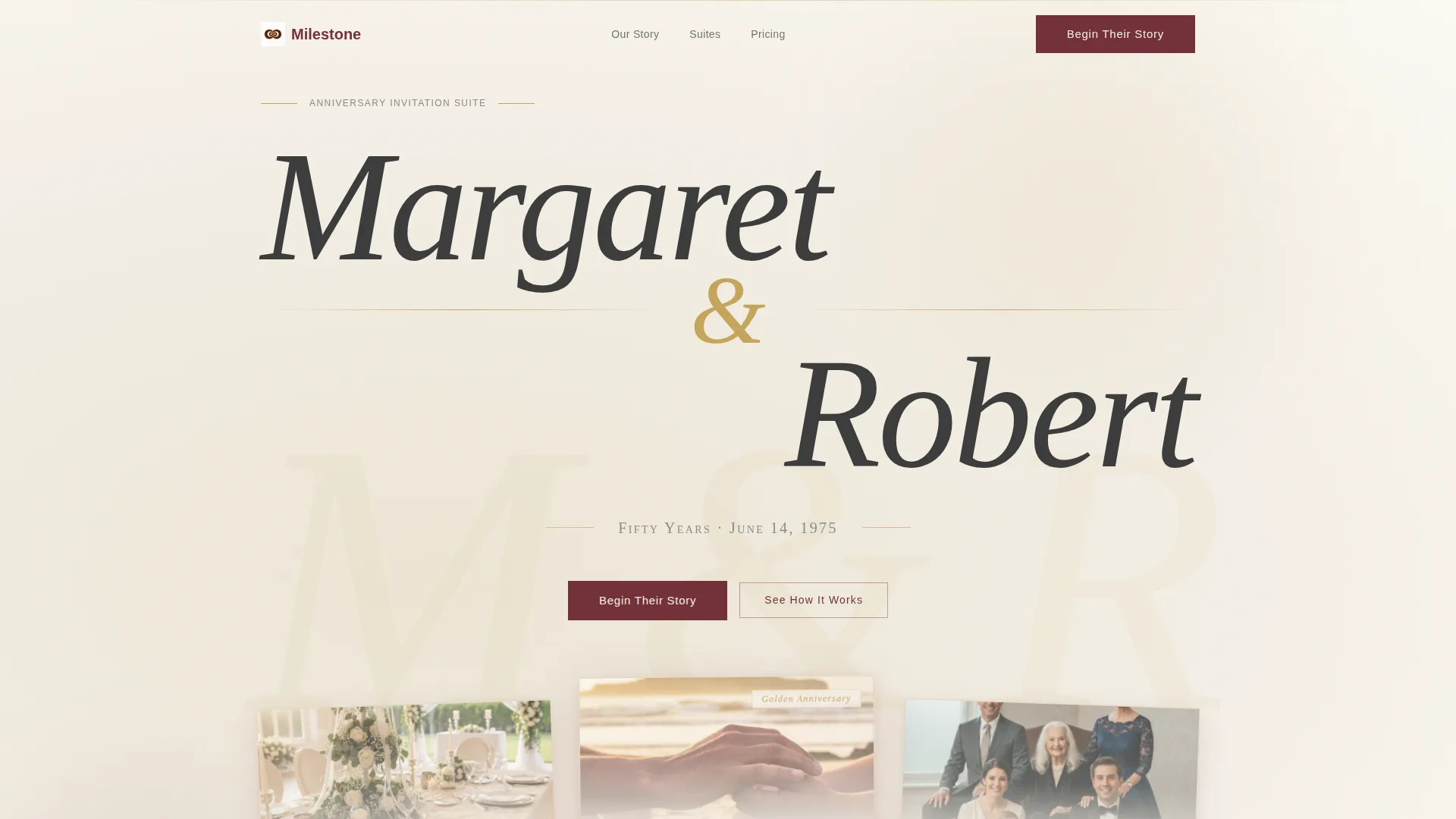 Anniversary Event Professional Website Template