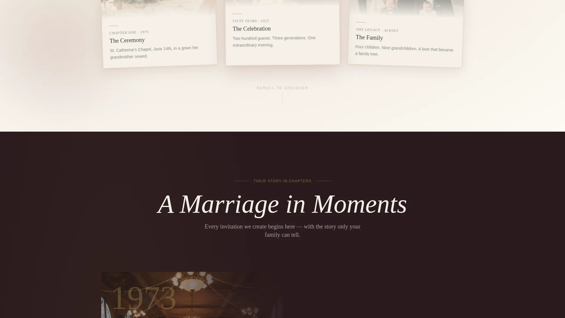 Anniversary Event Professional Website Template