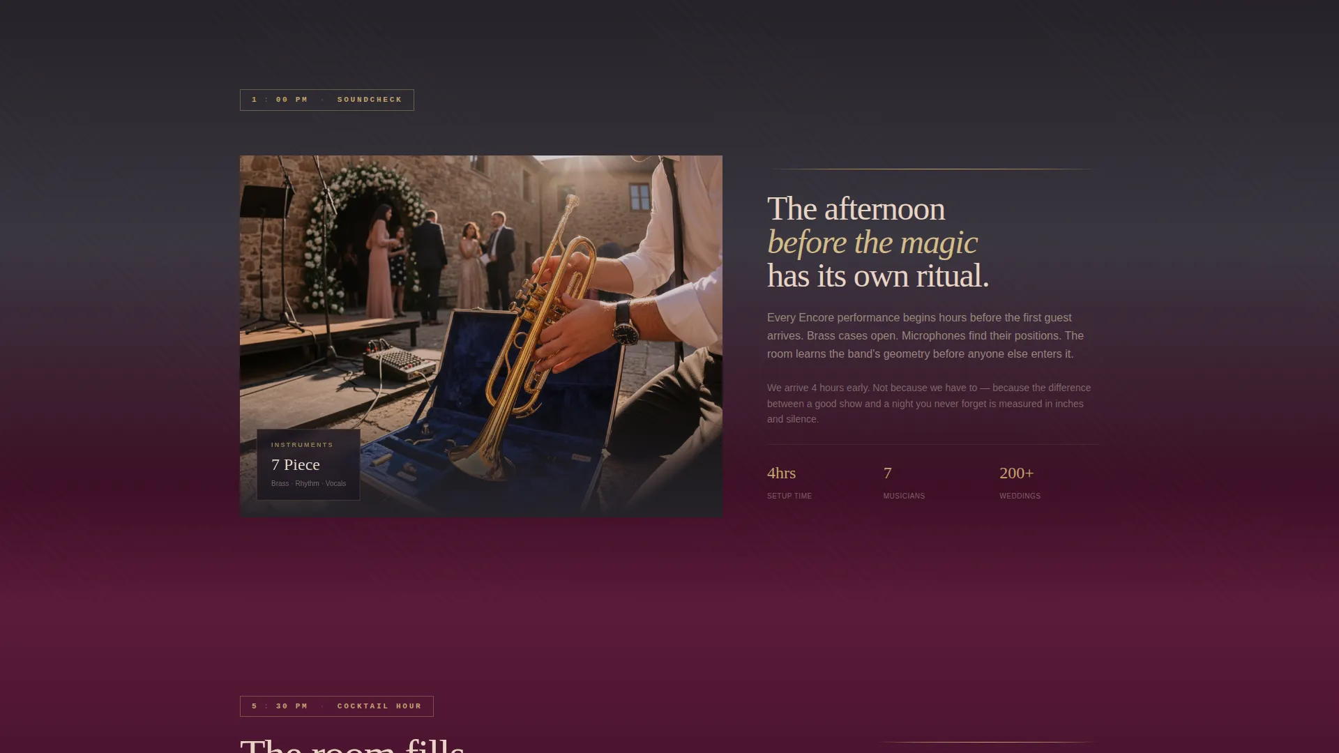Art Deco Wedding Booking Website Template