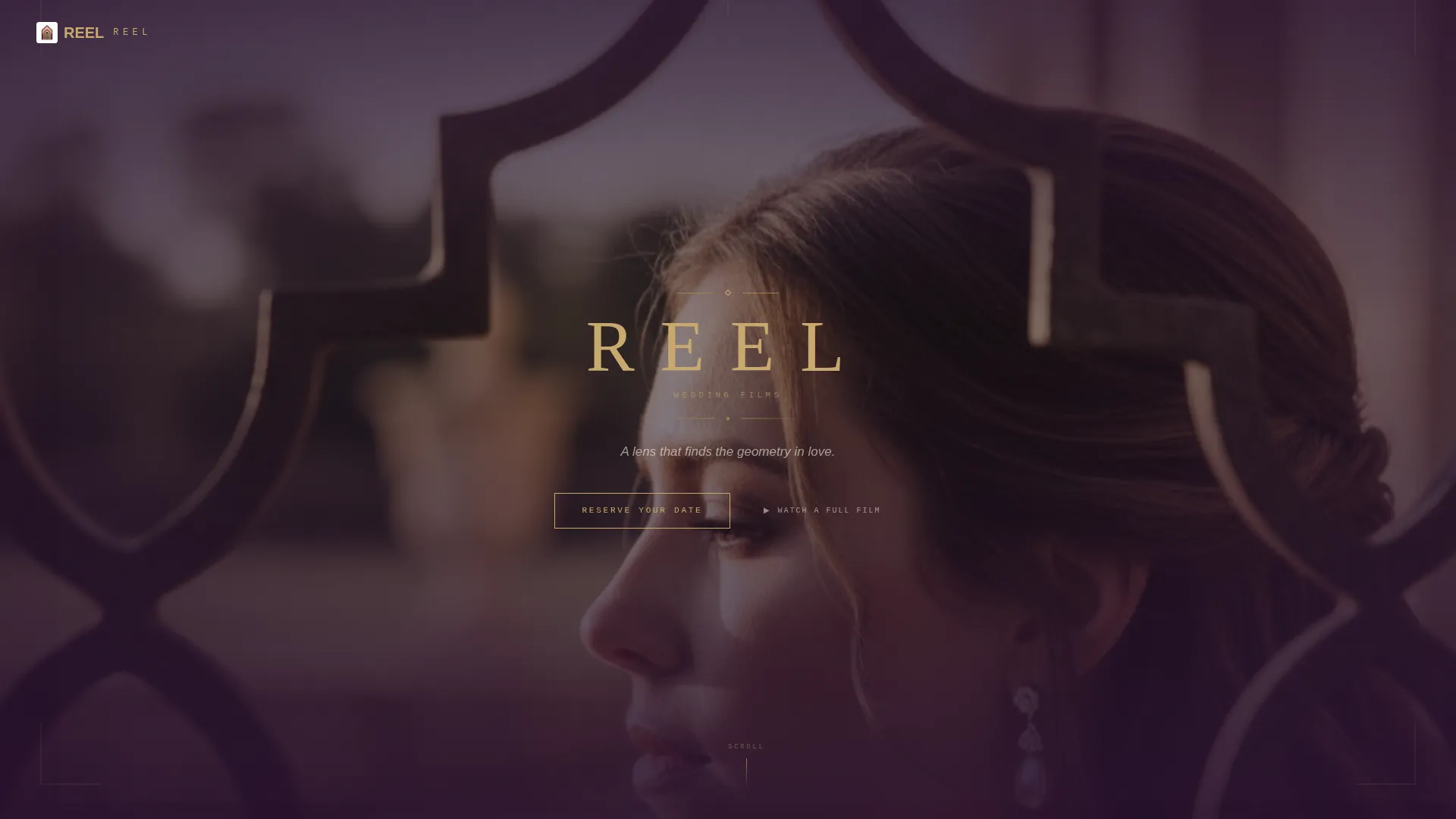 Art Deco Wedding Advanced Booking Website Template