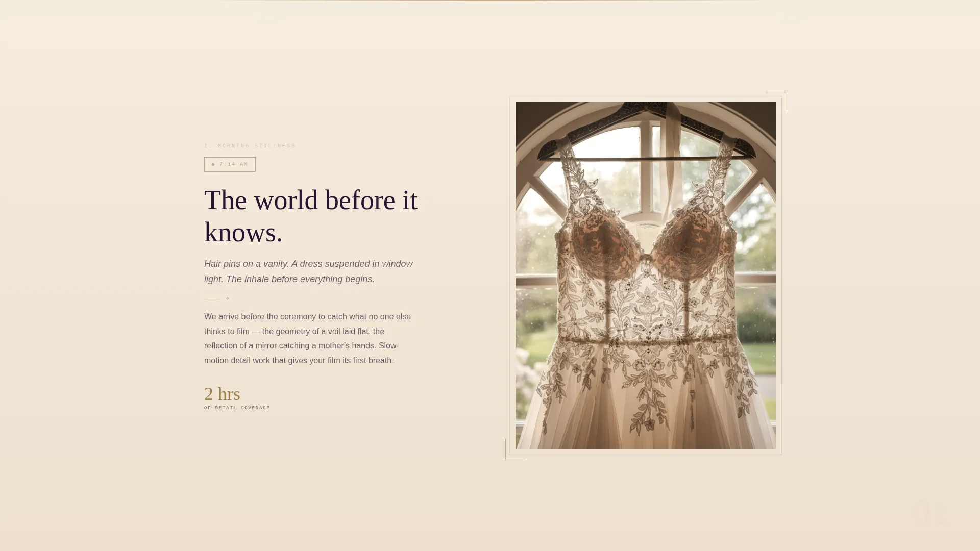 Art Deco Wedding Advanced Booking Website Template