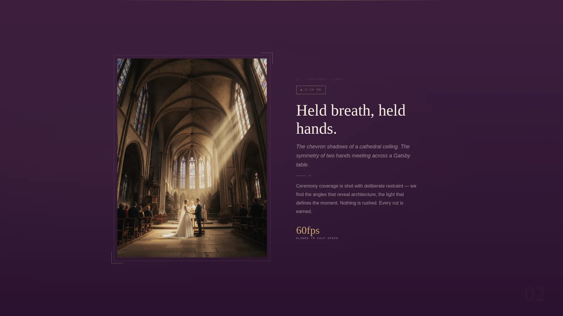 Art Deco Wedding Advanced Booking Website Template