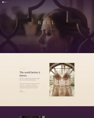Art Deco Wedding Advanced Booking Website Template