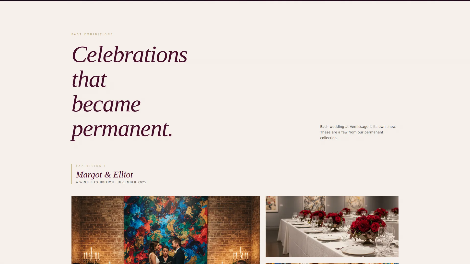 Wedding Venue Blog Website Template