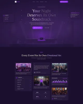 Awards Ceremony DJ Landing Page Template