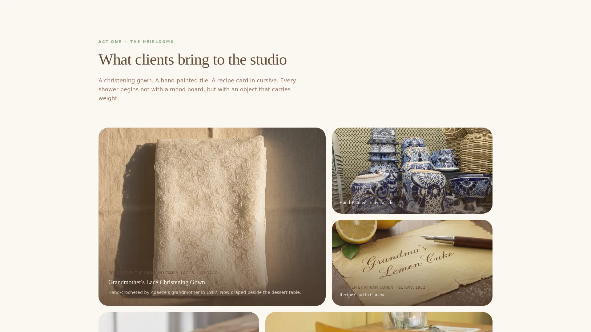 Baby Shower Event Planner Landing Page Template