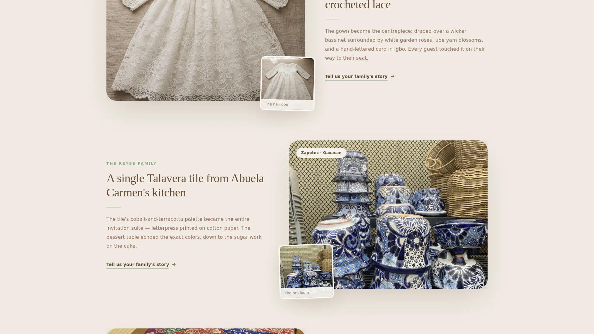 Baby Shower Event Planner Landing Page Template