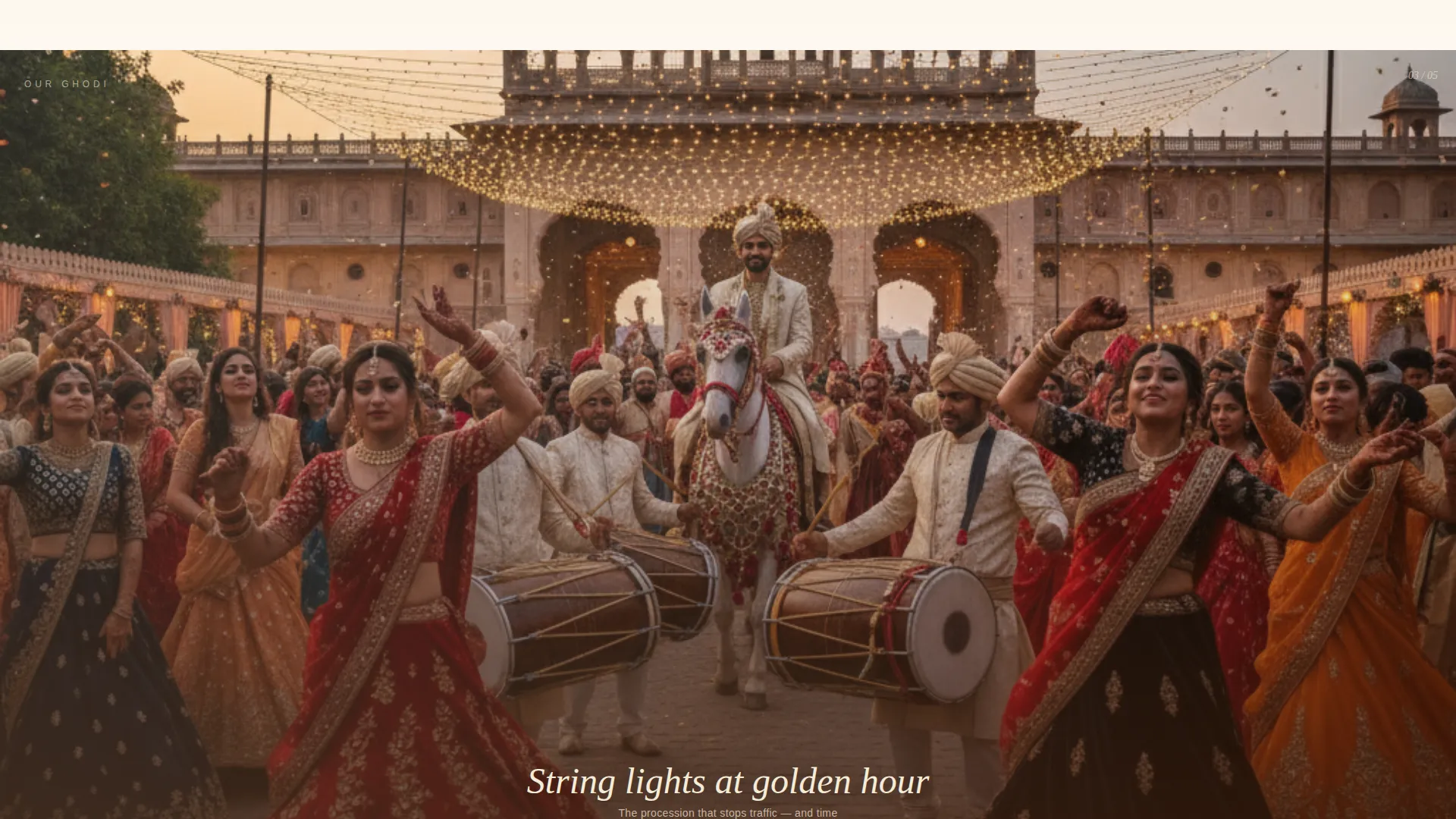 & Ghodi Service Landing Page Template | Booking-Ready