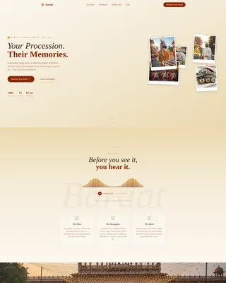 & Ghodi Service Landing Page Template | Booking-Ready