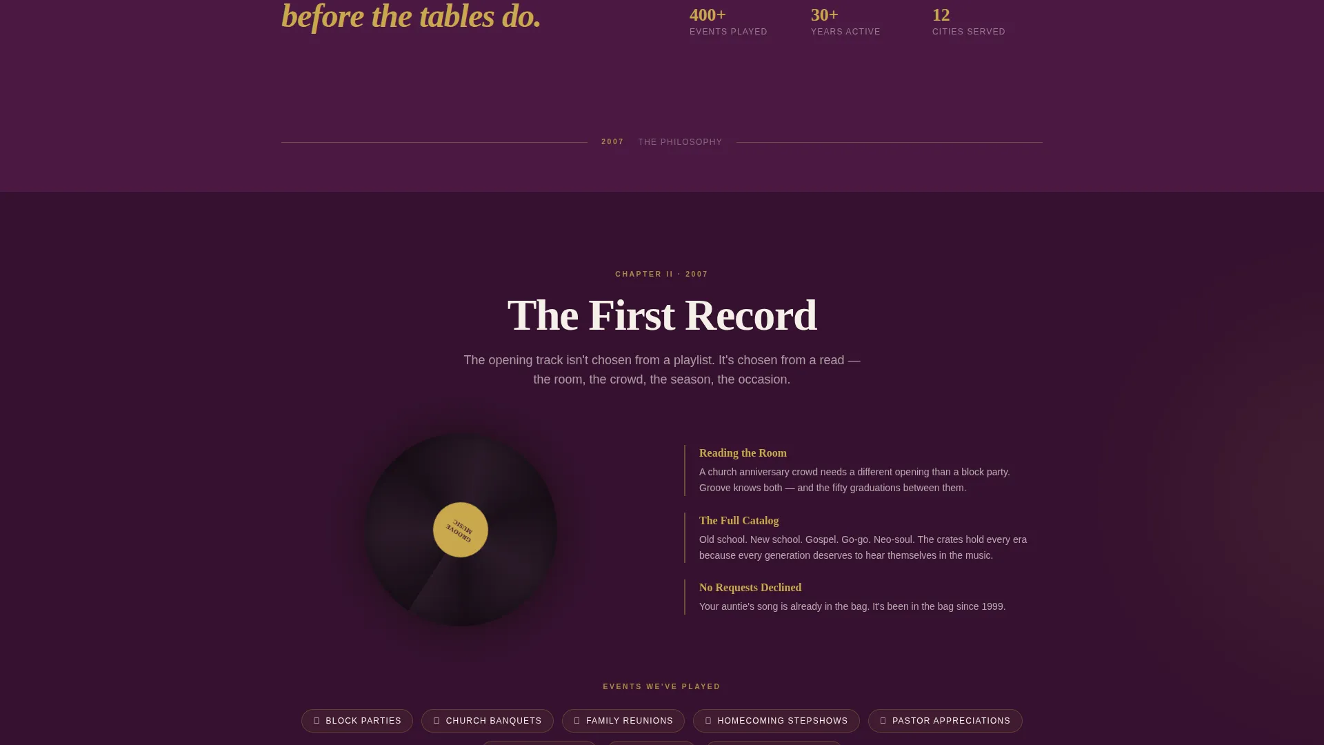 Community Event Booking Website Template