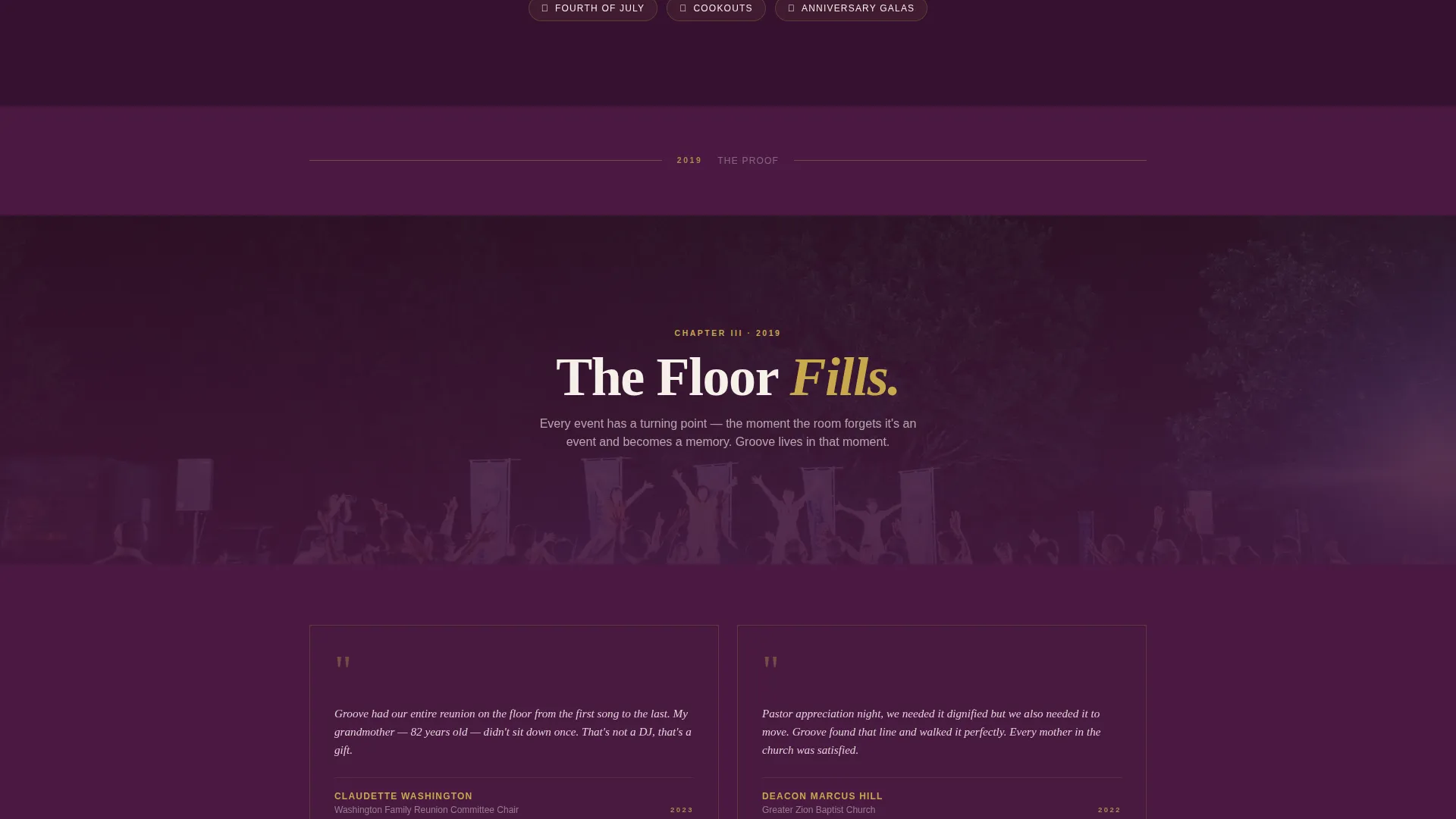 Community Event Booking Website Template