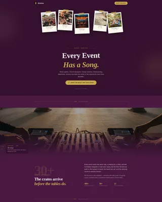 Community Event Booking Website Template