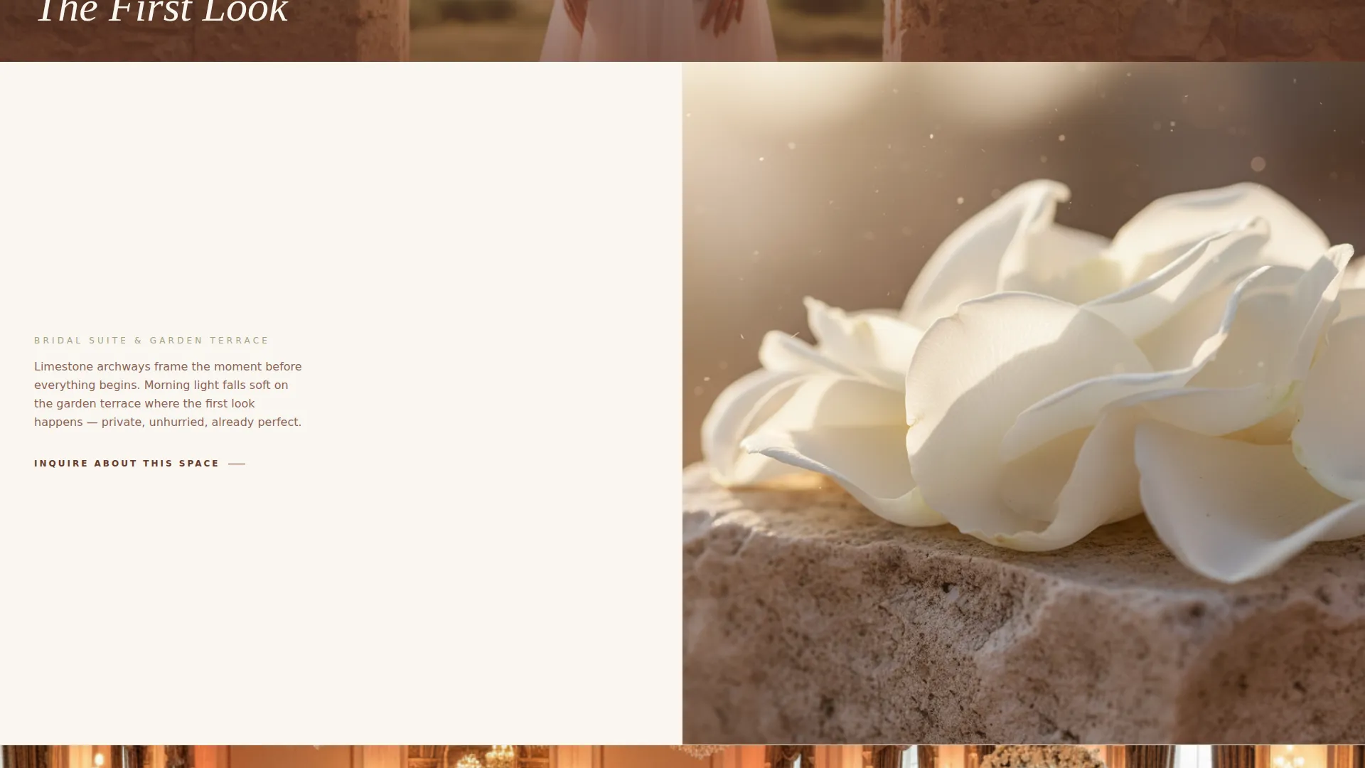 Elegant Country Club Venue Landing Page Template
