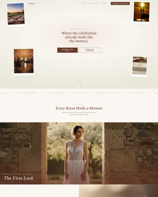 Elegant Country Club Venue Landing Page Template