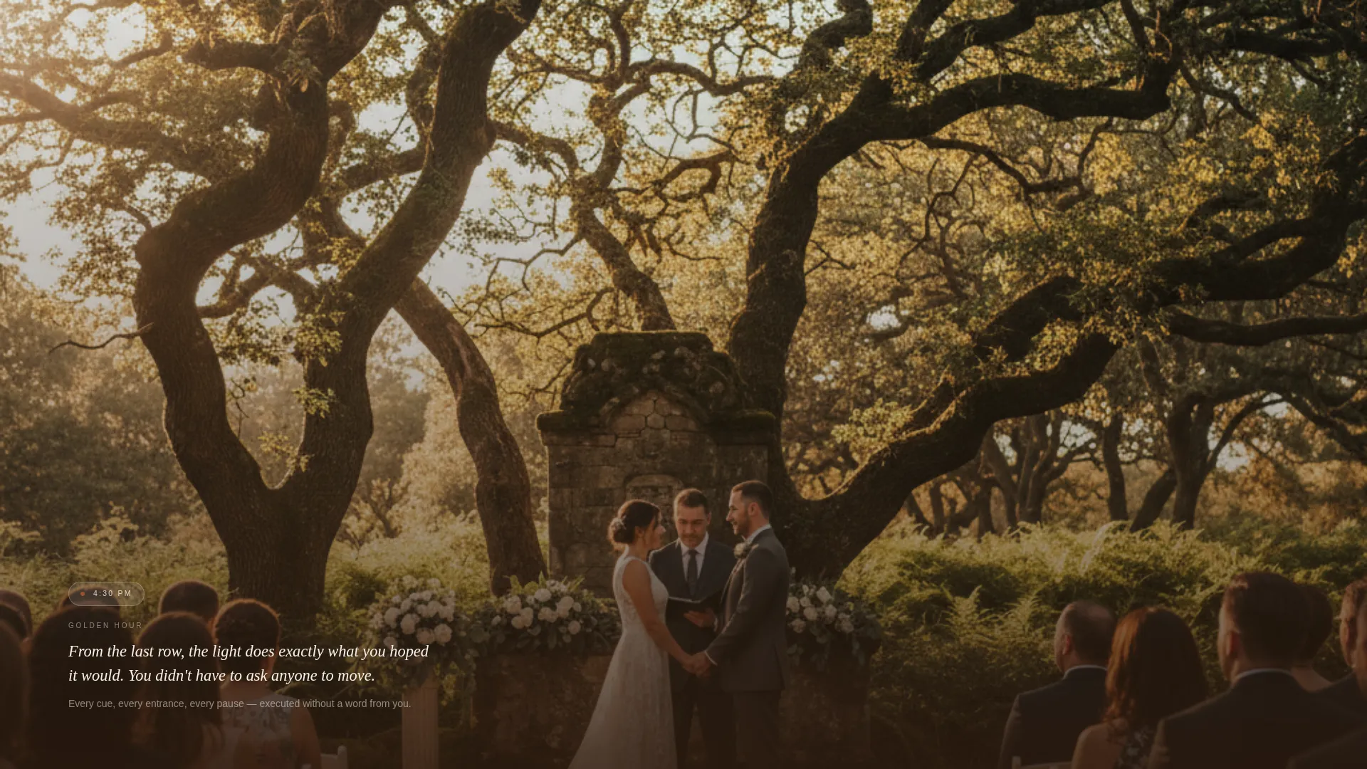 Country Club Wedding Coordinator Landing Page Template