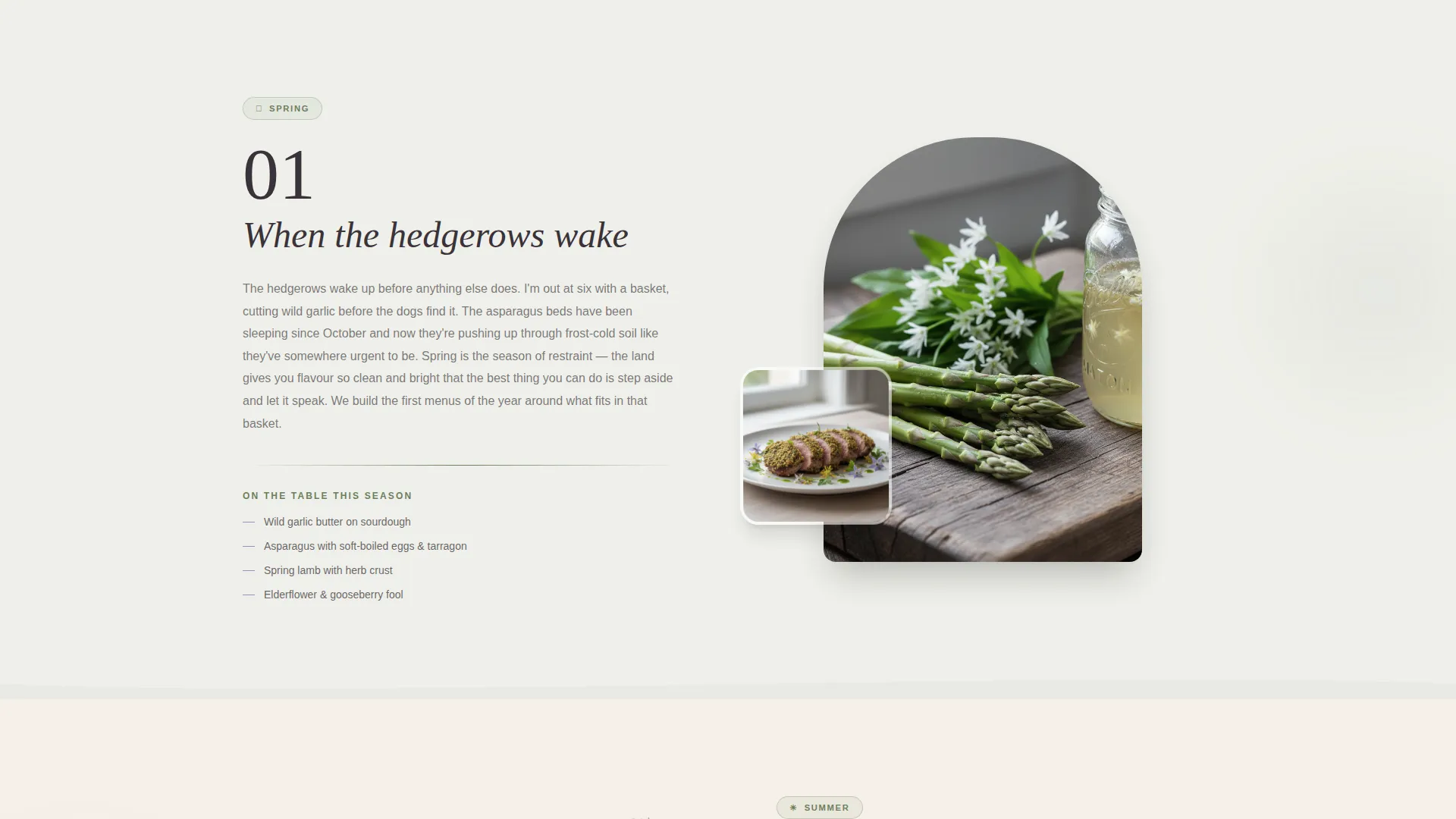 Country Wedding Caterer Landing Page Template