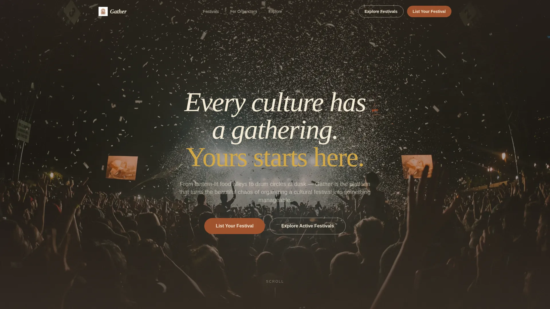 Cultural Festival Event Reviews Website Template