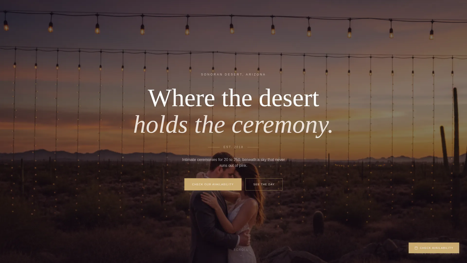 Wedding Venue Premium Professional Website Template