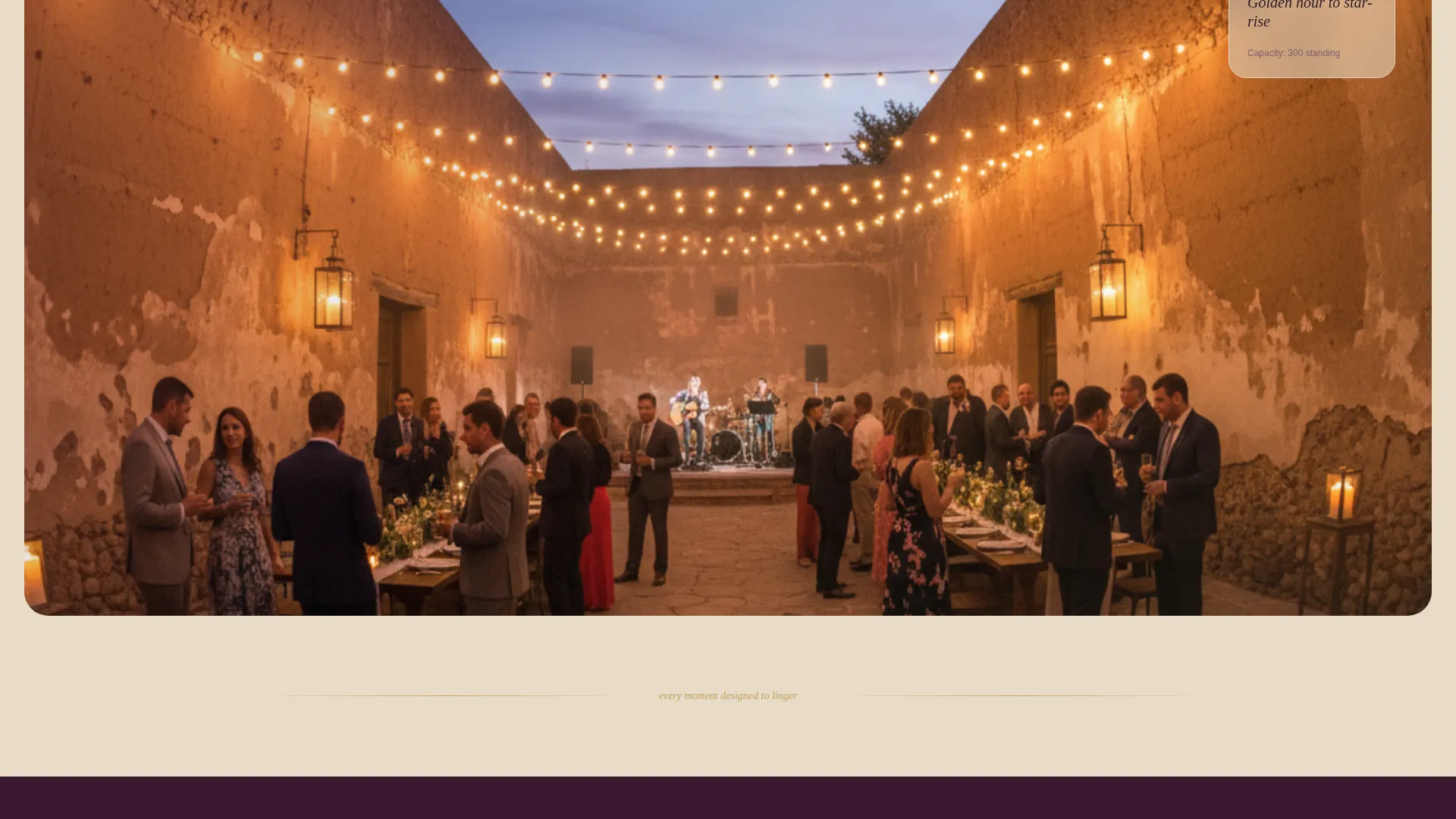 Wedding Venue Professional Website Template